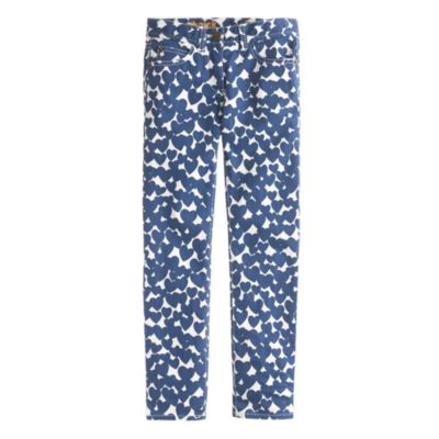 Girls' toothpick jean in amore print