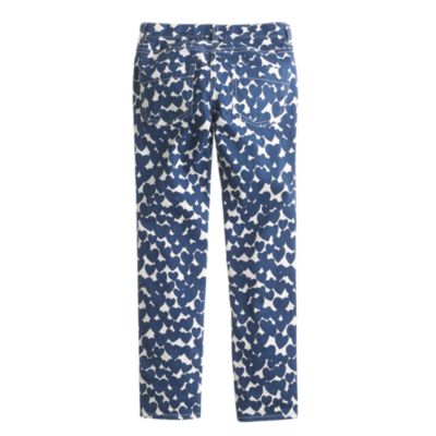 Girls' toothpick jean in amore print