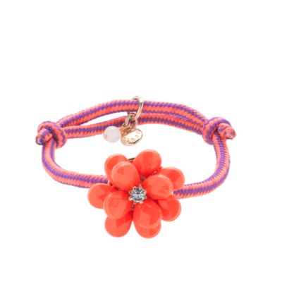 Girls' beaded rose friendship bracelet