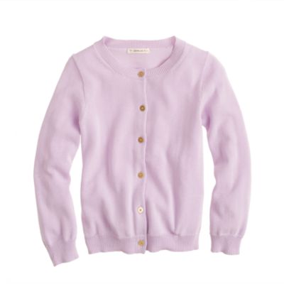 Girls' gold-button Caroline cardigan