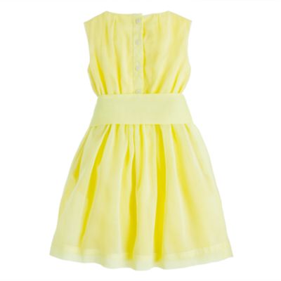 Girls' organdy bow dress