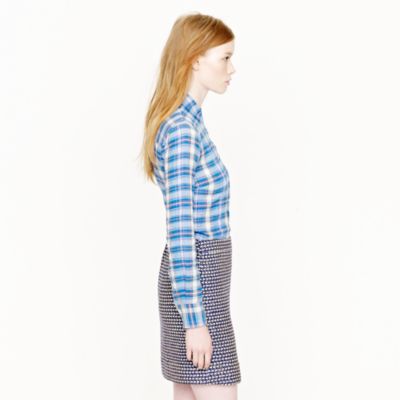 Perfect shirt in Aegean plaid