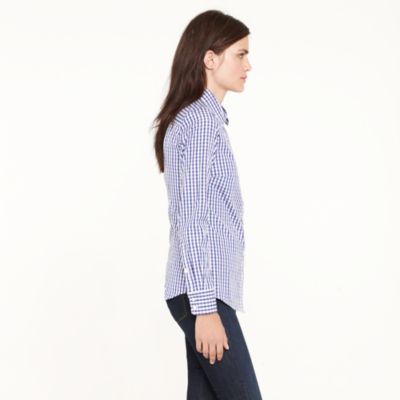 Perfect shirt in two-color gingham Thomas Mason&reg; fabric