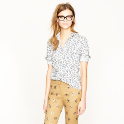 Liberty perfect shirt in Leo scarlet