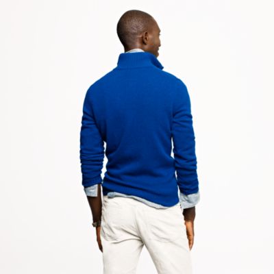 Lambswool half-zip sweater