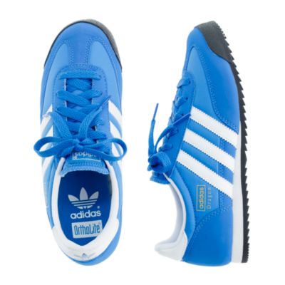 Kids' Adidas&reg; blue Dragon sneakers in larger sizes