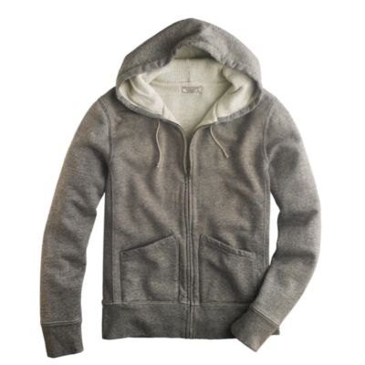 Wallace & Barnes waffle-lined zip hoodie