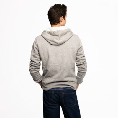 Wallace & Barnes waffle-lined zip hoodie
