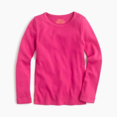 Girls' long-sleeve crewneck city tee