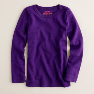 Girls' long-sleeve crewneck city tee