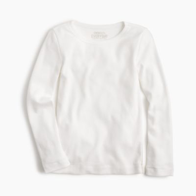 Girls' long-sleeve crewneck city tee