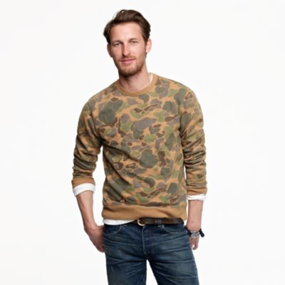 Wallace & Barnes camo sweatshirt