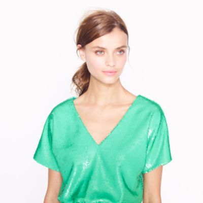 Collection emerald sequin dress
