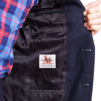 Ludlow Fielding three-button suit jacket in English wool