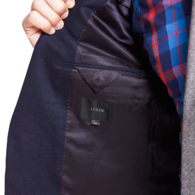 Ludlow Fielding three-button suit jacket in English wool