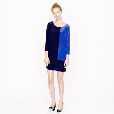 Jules dress in colorblock
