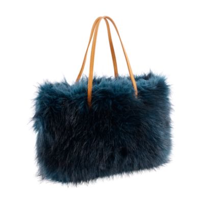 Girls' fur tote