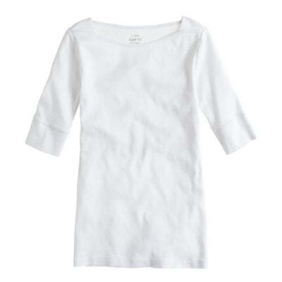 Perfect-fit boatneck tee