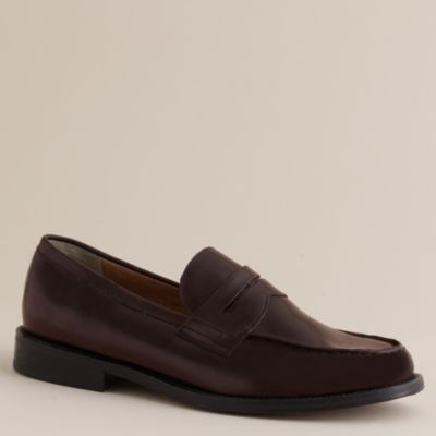 Classic leather penny loafers