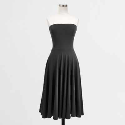 Factory strapless knit dress
