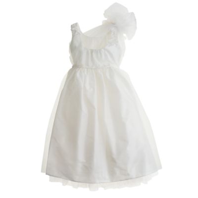 Girls' silk taffeta Emery dress