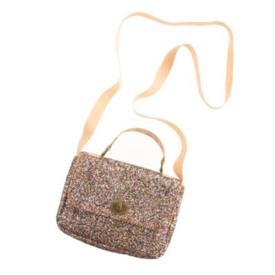 Girls' mini Edie glitter bag