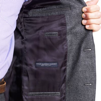 Ludlow suit jacket in nailhead Italian wool