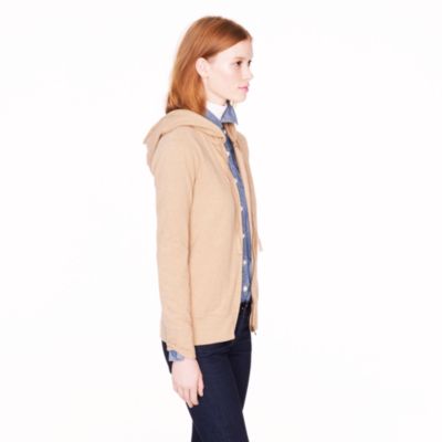 Lightweight fleece zip-up hoodie