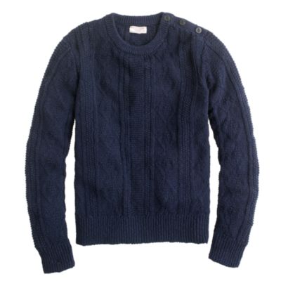 Wallace & Barnes chunky cable sweater