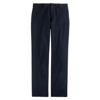 Ludlow classic suit pant in glen plaid Italian wool flannel
