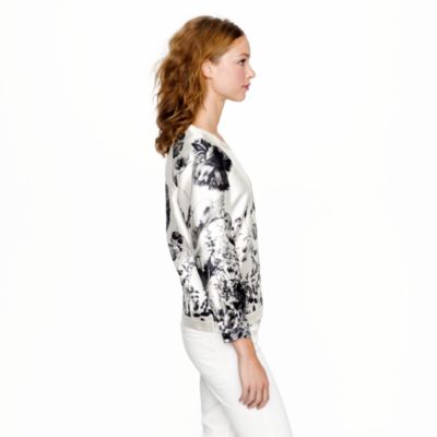 Collection silk popover in photo floral