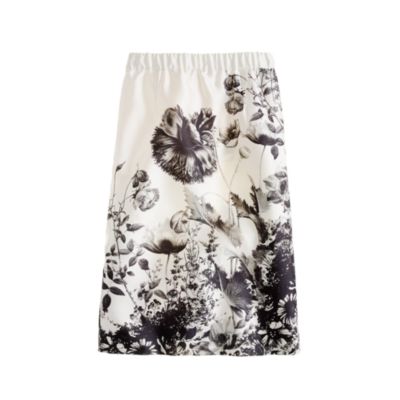 Collection pencil skirt in photo floral
