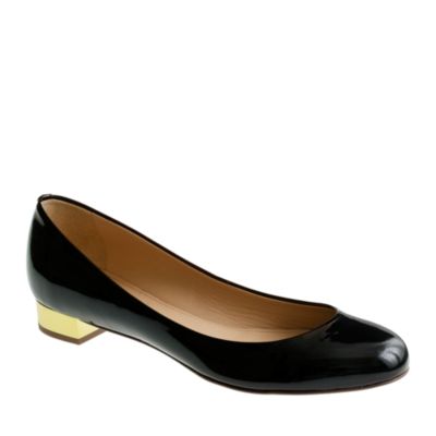 Janey patent flats