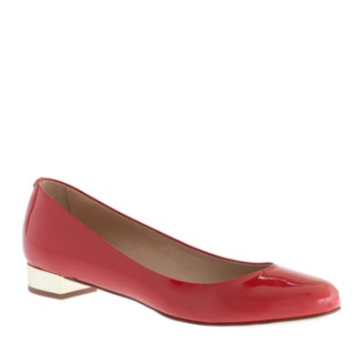 Janey patent flats