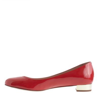 Janey patent flats