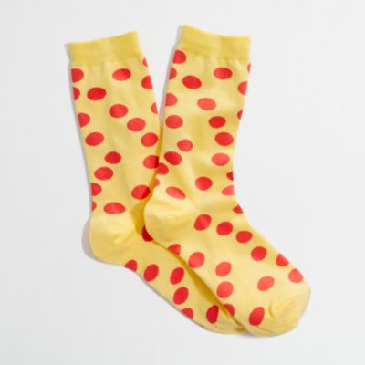 Factory polka-dot socks
