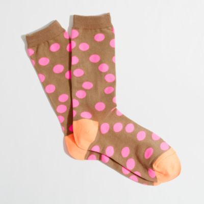 Factory polka-dot socks