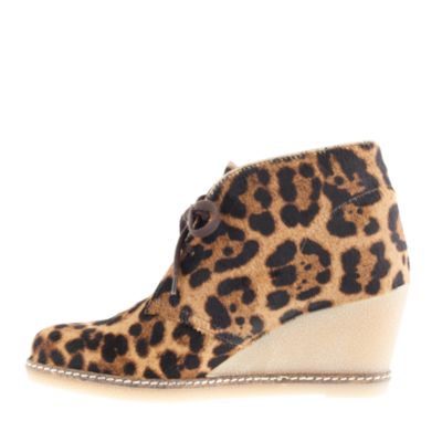 Collection MacAlister calf hair wedge boots