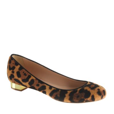 Collection Janey calf hair flats