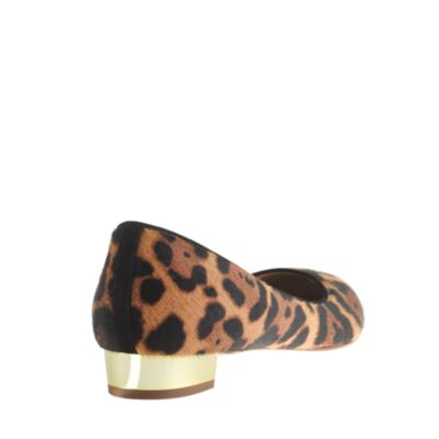 Collection Janey calf hair flats