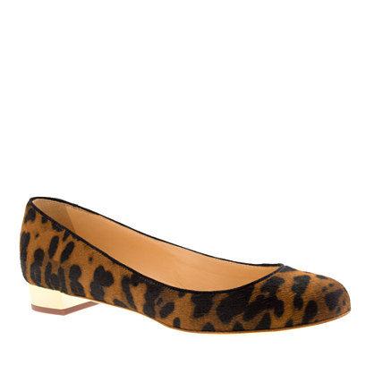 Collection Janey calf hair flats