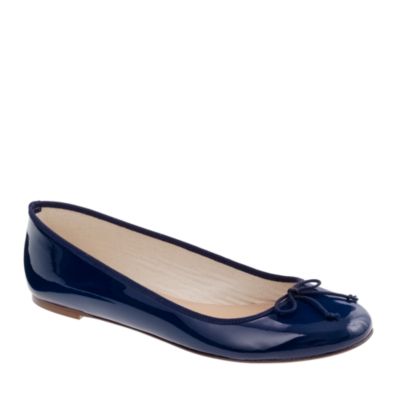 Classic patent ballet flats