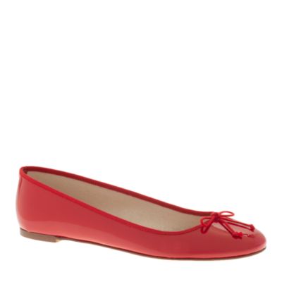 Classic patent ballet flats