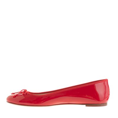 Classic patent ballet flats