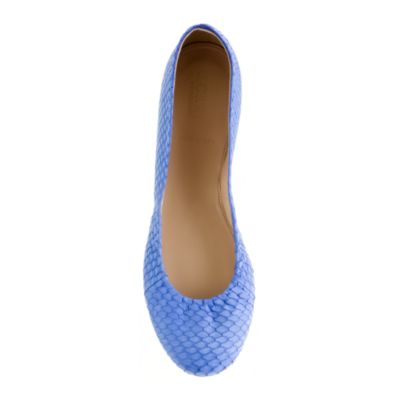 Cece snakeskin ballet flats