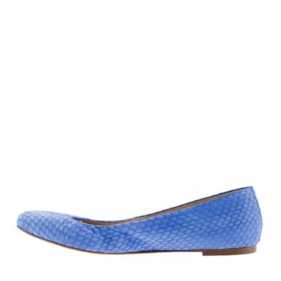 Cece snakeskin ballet flats