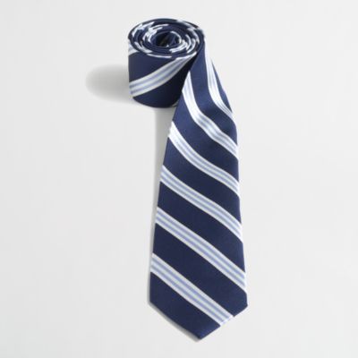 Factory exploded dean-stripe tie