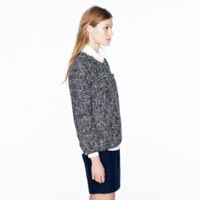 Collection check tweed popover
