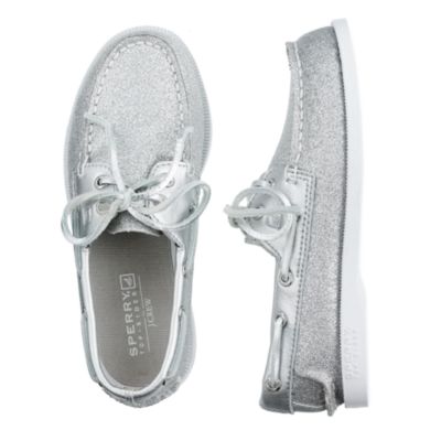 Girls' Sperry Top-Sider&reg; Authentic Original glitter boat shoes