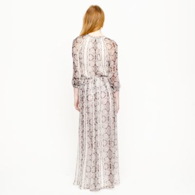 Collection maxiskirt in snake print
